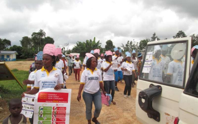 Ebola awareness and prevention activities under way for refugees in Liberia
