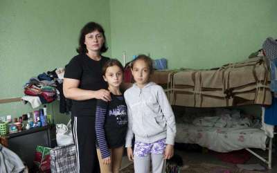 Winter looms as fighting continues to displace people in Ukraine