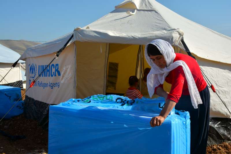 Displaced Iraqis seek safety and aid in camps as winter falls