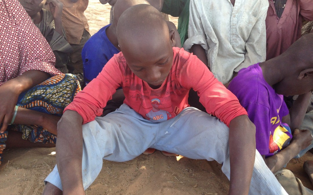 Nigerian refugee children lose family in the desperate dash for safety