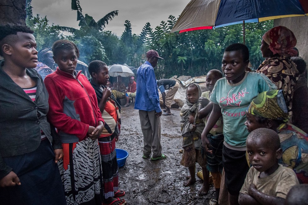 The fire that razed hundreds of shelters was followed by heavy rains, leaving no escape from the mud.