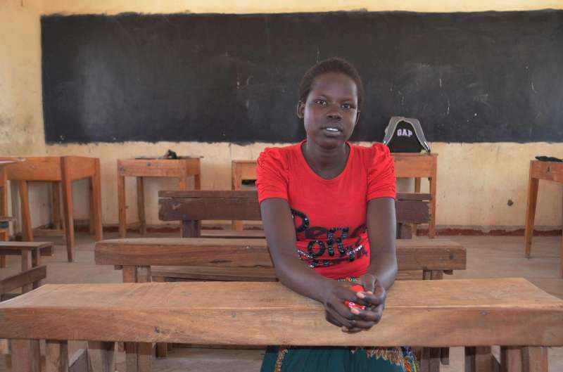 Naomi Chol scored the highest mark in her district in the annual Kenyan exams, a tribute to her hard work and the quality of education at the school.