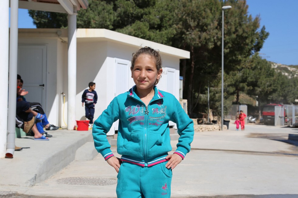 Nine-year-old Noor fled the war in Syria. Her family risked their lives in a desperate bid to cross the Mediterranean. 