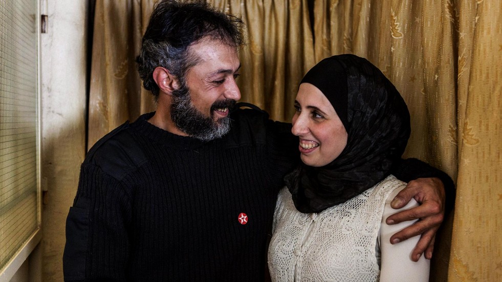 Heba and Hassan's love has survived many hardships. 