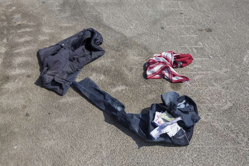 Belongings from the latest victims of a doomed attempt to reach safety in Europe.