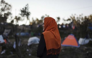 Amena Yusufi, a 21-year-old Afghan refugee who volunteers as an interpreter with a medical team at the Moria Reception/Registration Centre on the Greek island of Lesvos.