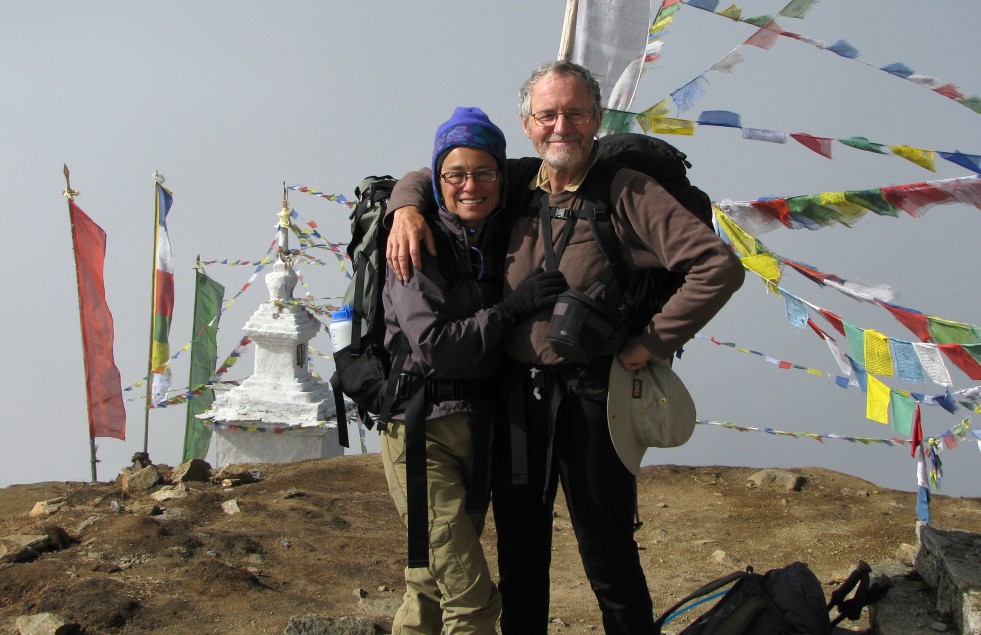 Dr. Claire Weeks and Dr. Peter Wing are long-time UNHCR monthly donors.