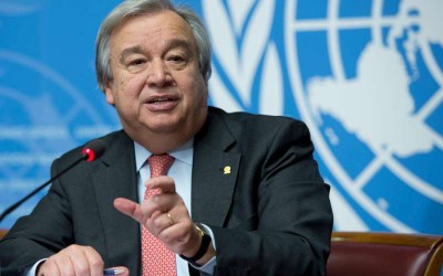 Restoring peace must become a priority, says Guterres