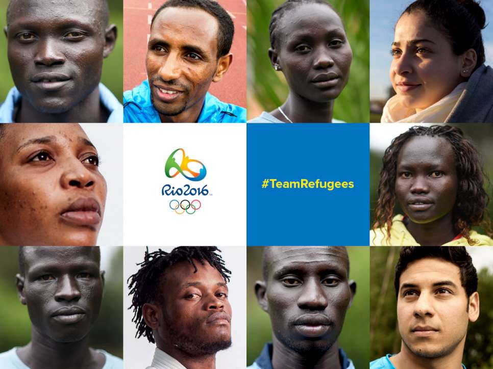 Ten refugees have been selected to form the first-ever Refugee Olympic Athletes team. © UNHCR