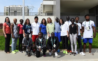 UNHCR deputy chief hails refugee team as ‘true Olympians’