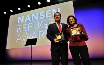 Des bénévoles grecs reçoivent la distinction Nansen du HCR pour les réfugiés