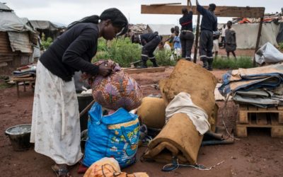 As tensions ease, some displaced return to Bangui