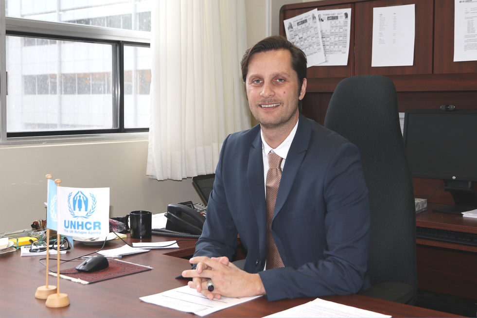Jean-Nicolas Beuze, newly appointed UNHCR Canada Representative in Ottawa.