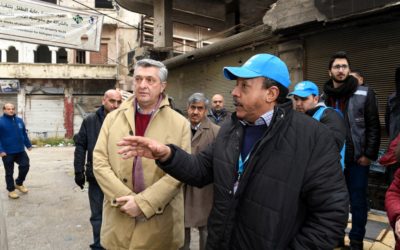 UN refugee head meets Homs’ displaced on Syria visit