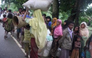 rohingya bangladesh rohingyas desperate flee unhcr fleeing rafts flimsy
