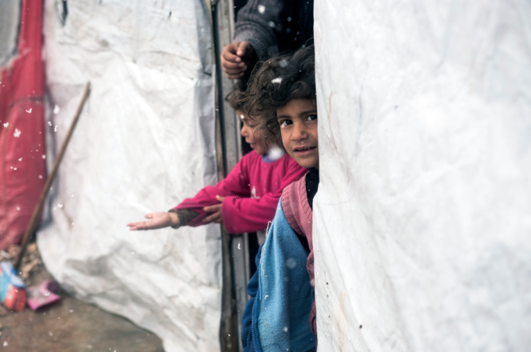 The first winter storm of 2016 brought snow and cold conditions to thousands of Syrian refugees already living in hardship in Lebanon. Heaters, fuel and shelter reinforcements provided by the UN Refugee Agency helped ease the worst of another harsh winter in exile.