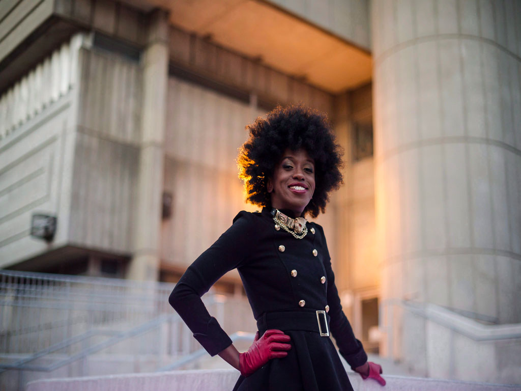 Since arriving in Canada, Kenyan-born Biko Beauttah has become a champion for refugee and LGBTQ2 people, spreading her message of tolerance and equality. © The Canadian Press/ Christopher Katsarov