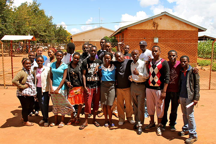 Dzaleka Refugee Camp, Dowa, Malawi. WUSC class of 2014.