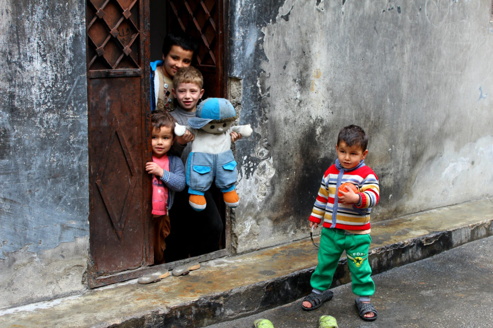 Aleppo residents internally displaced by the violence and destruction in Al-Kallaseh neighbourhood have begun to return. UNHCR is helping them with their needs. ; The brutal four-year battle for Aleppo ended in December 2016 when government-backed forces re-established control over the ancient city, and residents were evacuated from the east of the city. The scale of destruction is massive. Buildings that once housed apartments and businesses have been reduced to shells. Some families have settled with friends and family. However, many thousands are sheltering in damaged buildings or informal settlements. For those returning to or displaced in the Al-Kallaseh neighbourhood, UNHCR has established an aid distribution point run by a local partner NGO providing up to 400 families a day with clothes, mats, solar lamps and plastic sheets.