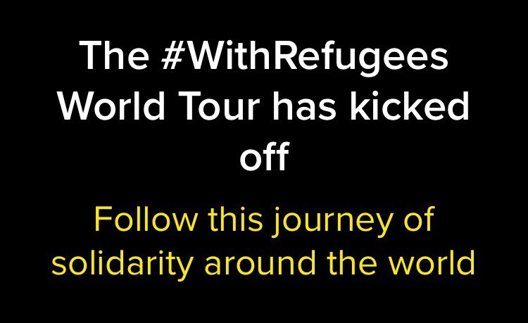 UNHCR welcomes the support of Canadian NGOs in the #WithRefugees World Tour