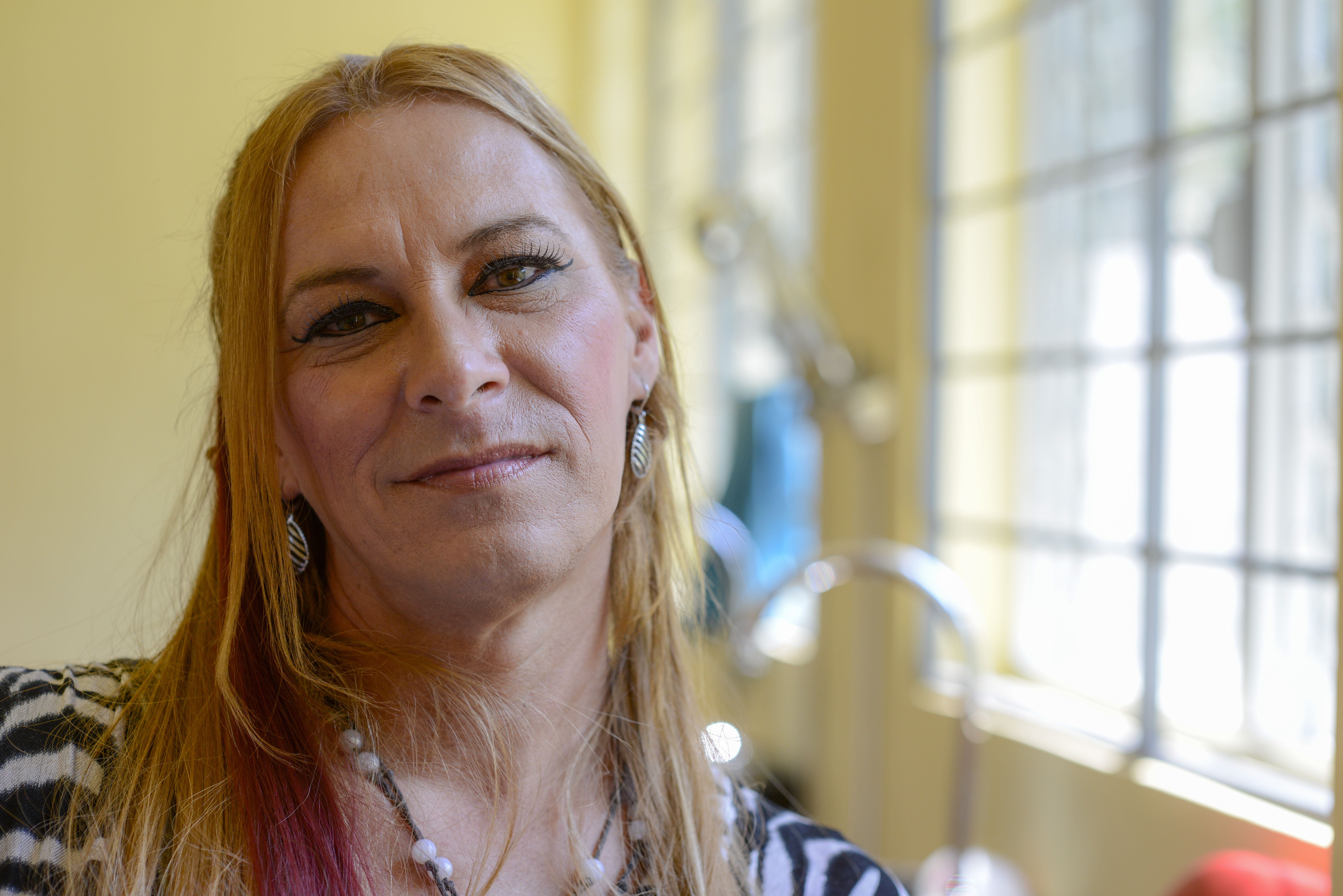 43-year-old Dulcie is transgender and fled Guatemala after being persecuted by police and gangs. She has found safety and shelter with the support of UNHCR.