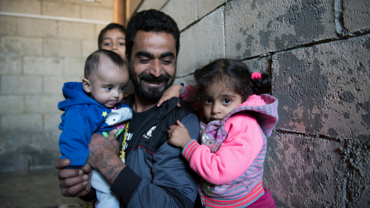 Abdelsalam and his family fled brutal fighting in his homeland of Syria and now call Lebanon home. ©UNHCR/Hannah Maule-ffinch