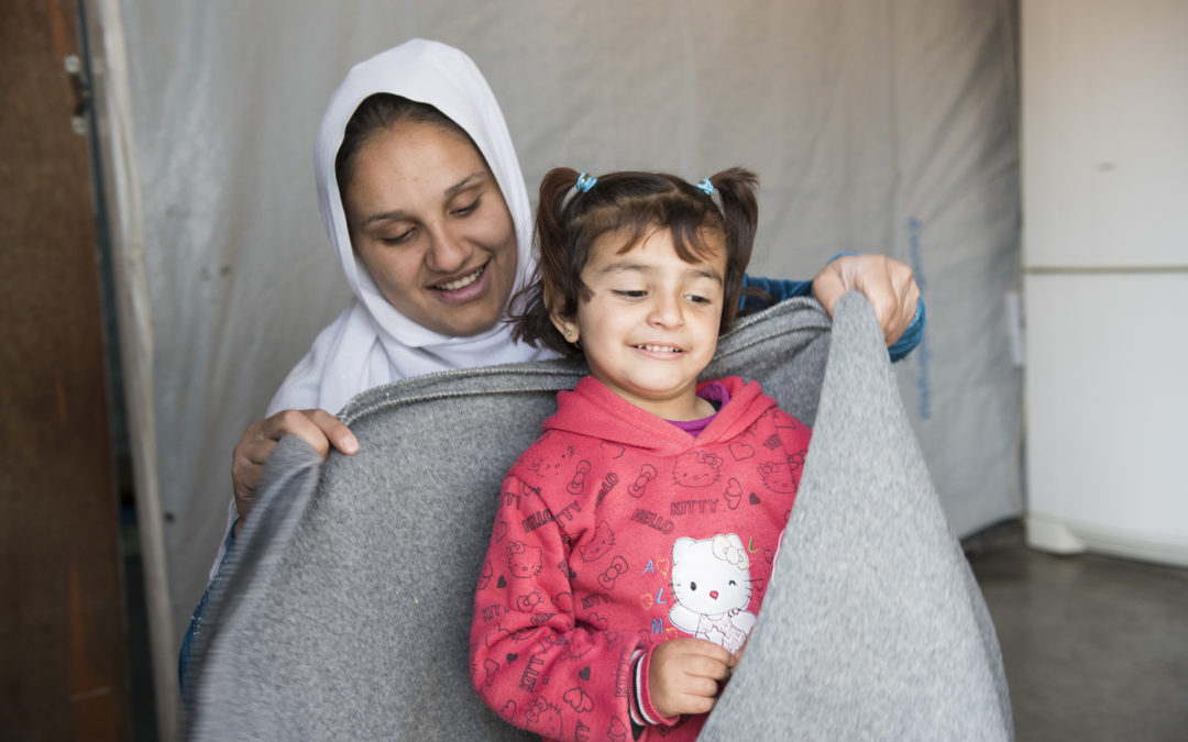 UNHCR winter assistance provides Syrian refugees comfort from the cold