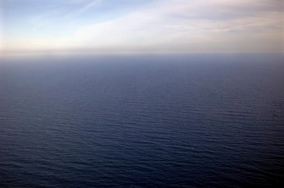 an aerial view of the Mediterranean sea