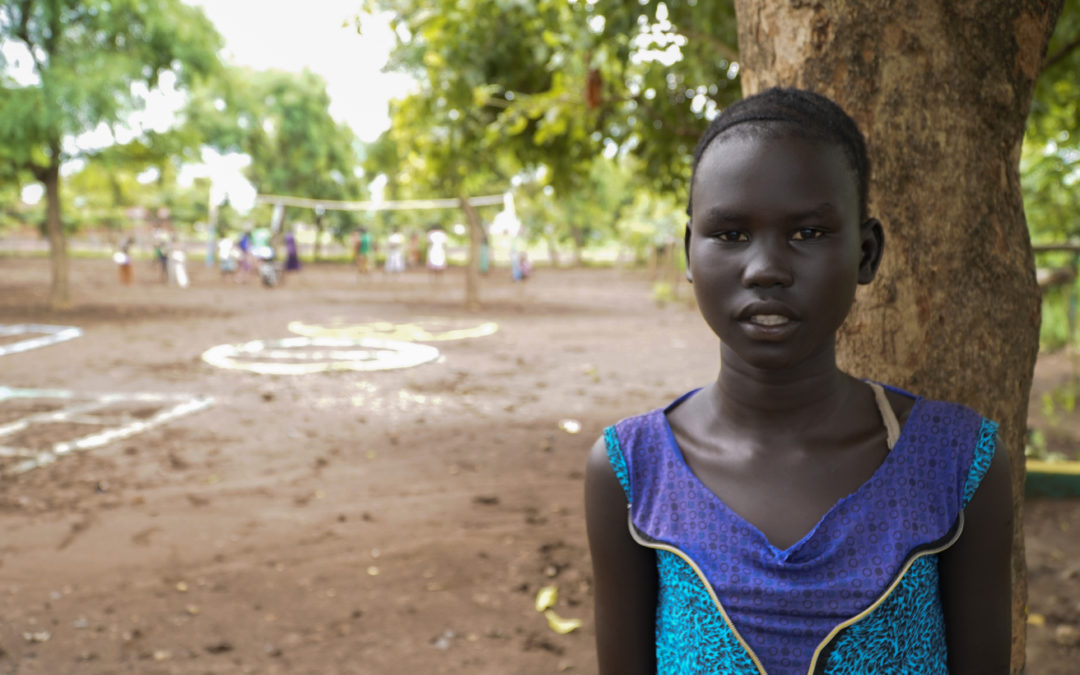 12-year-old South Sudanese refugee girl dreams of future