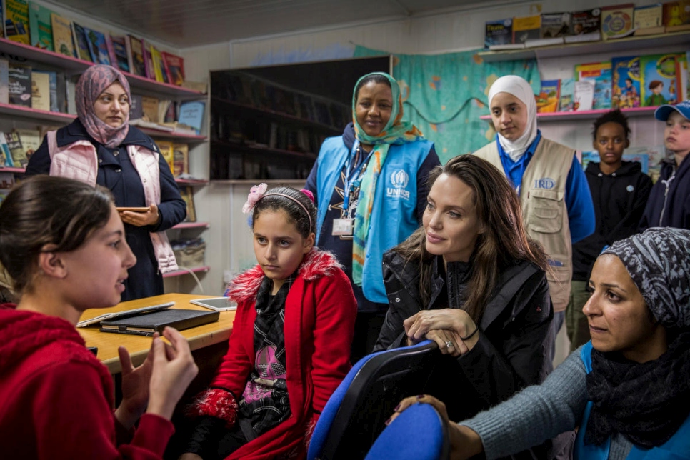 Statement by UNHCR Special Envoy Angelina Jolie as Syria crisis enters its ninth year