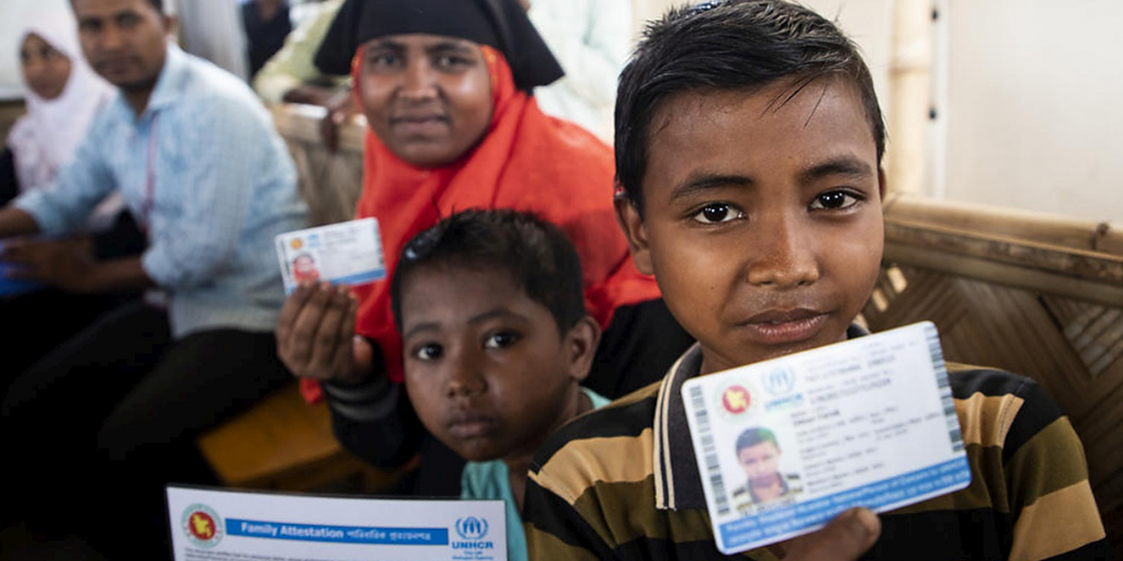 Registration gives many Rohingya refugees identification for the first time