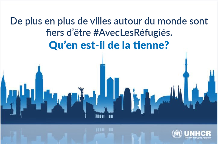 Des villes Canadiennes se joignent à 175 autres villes dans la campagne mondiale d’accueil des personnes réfugiées