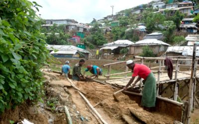 Heavy monsoon rains drench Rohingya sites in Bangladesh