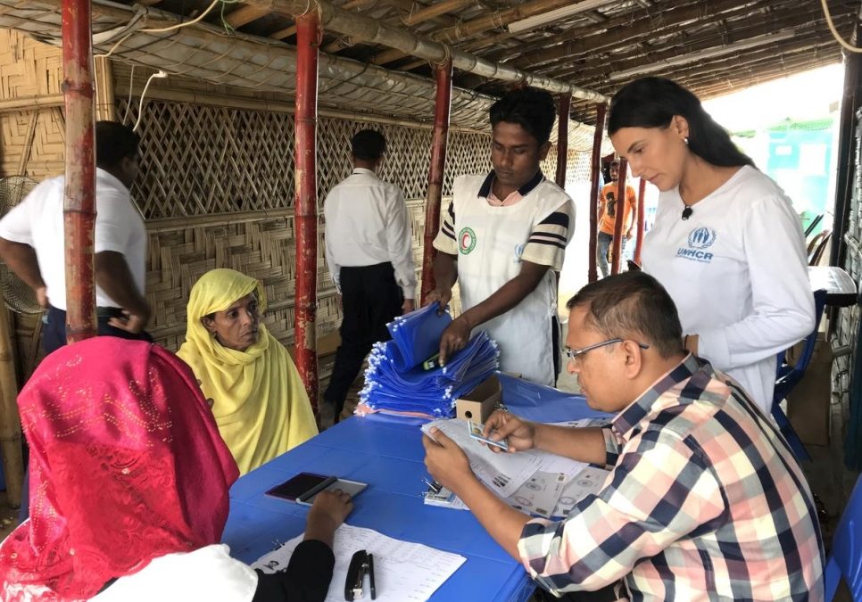 More than half a million Rohingya refugees receive identity documents, most for the first time