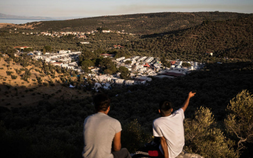 Lone children face insecurity on Greek island