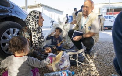 New refugees arrive to Iraq in a week of violence in northeast Syria