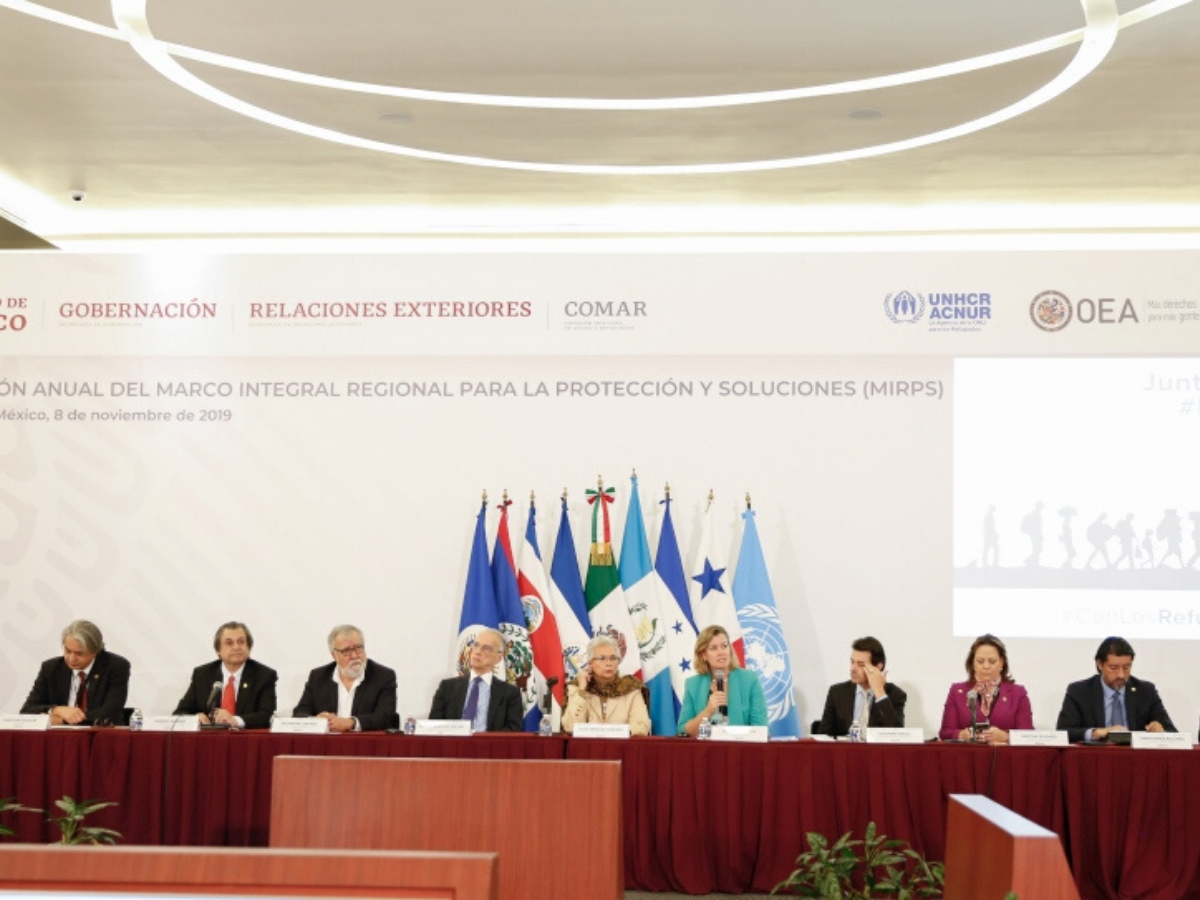 La deuxième réunion annuelle du Cadre global de protection et de solutions régionales s’est tenue à Mexique le 8 novembre 2019