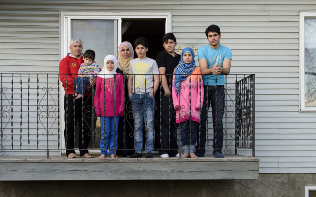 Après le tumulte de la guerre, une famille de Syriens sourds trouve la paix au Canada