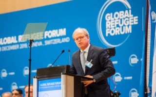Le directeur de la Banque mondiale s'adresse au Forum mondial sur les réfugiés