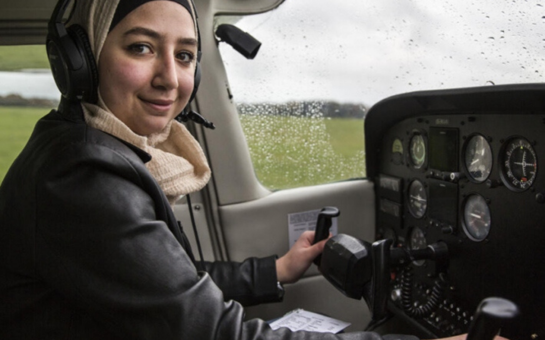 First solo flight shows sky’s the limit for refugees