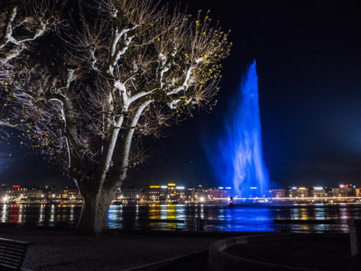 A lake in Geneva