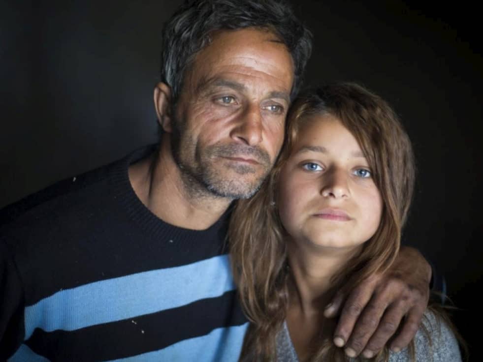 A father and daughter who are stateless in Macedonia
