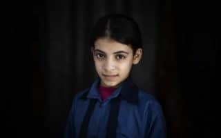 Portrait of a Syrian girl