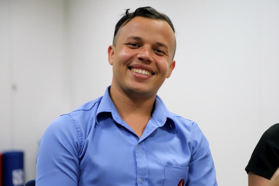 Elvis Daniel, a 25-year-old medical lab employee, got a new lease on life after fleeing from his native Venezuela to Brazil