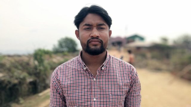 Saidul Hoque, un réfugié rohingya, dans le camp de réfugiés de Kutupalong, au Bangladesh