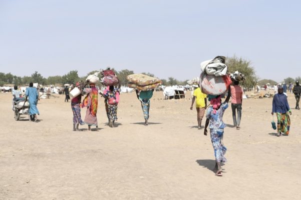 Des réfugiés nigérians ont trouvé abri dans la ville de Goura au Cameroun, après avoir fui les violences. Photo d’archives, février 2019