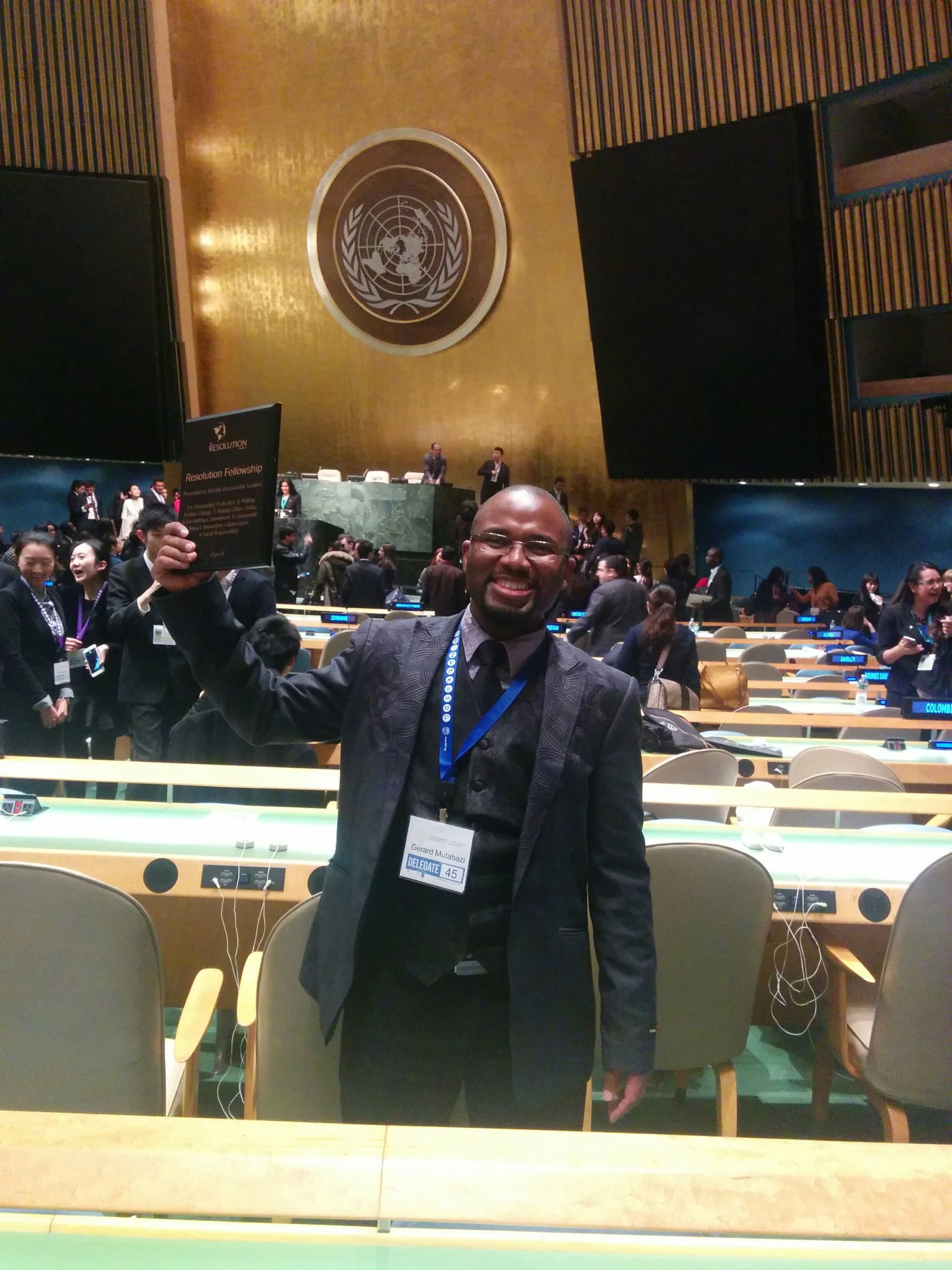 Gerard at the UN