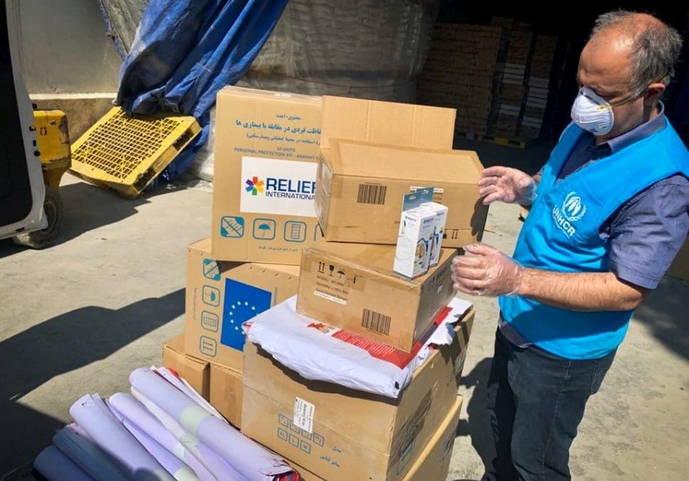 UNHCR’s airlift with vital medical aid lands in Iran