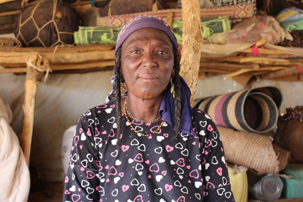 This Malian refugee woman worked as an assistant midwife at a UNHCR-built health centre in Intikane in Niger’s Tahoua region after fleeing her country