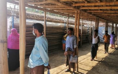 Les équipes de santé publique dans les installations de réfugiés rohingyas sont en alerte, après la confirmation d’un premier cas de Covid-19
